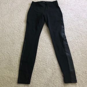Theory Black Stretchy Leggings